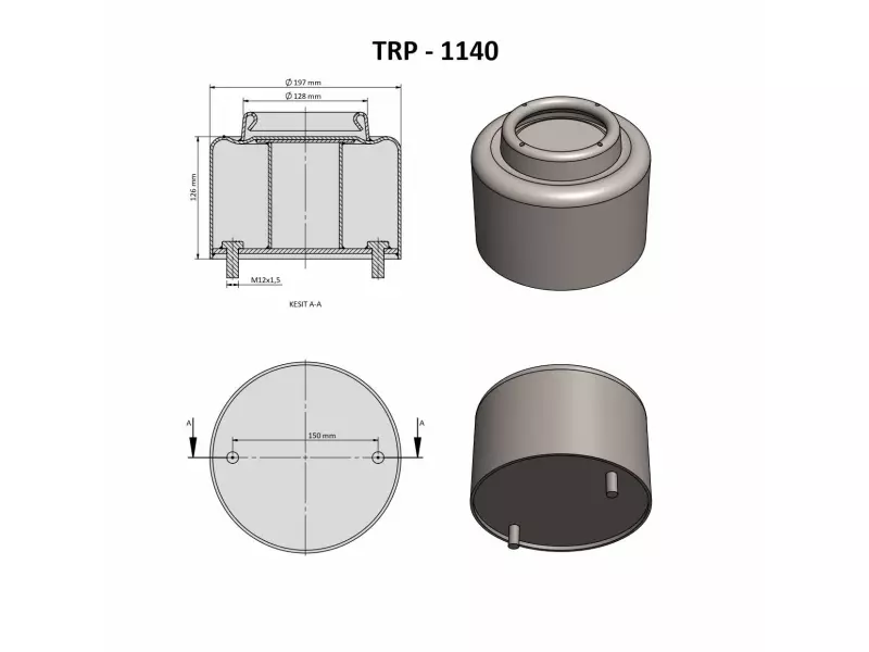 AİR SPRİNG LOWER PİSTON