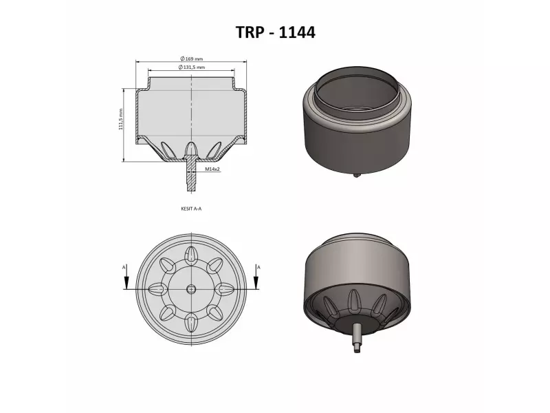 AİR SPRİNG LOWER PİSTON