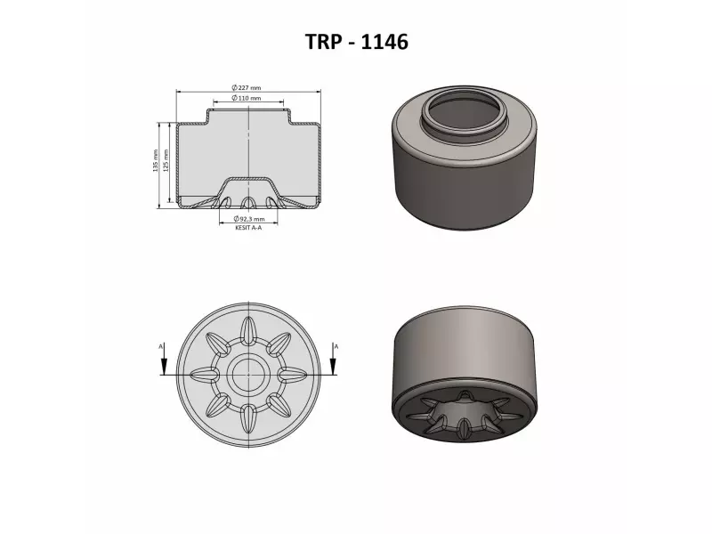 AİR SPRİNG LOWER PİSTON