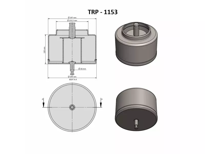 AİR SPRİNG LOWER PİSTON
