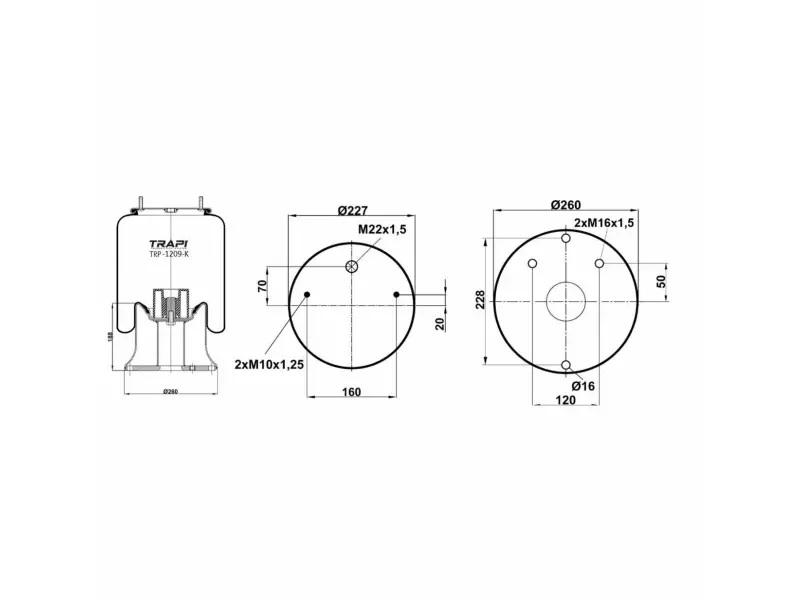 COMPLETE WITH METAL PISTON