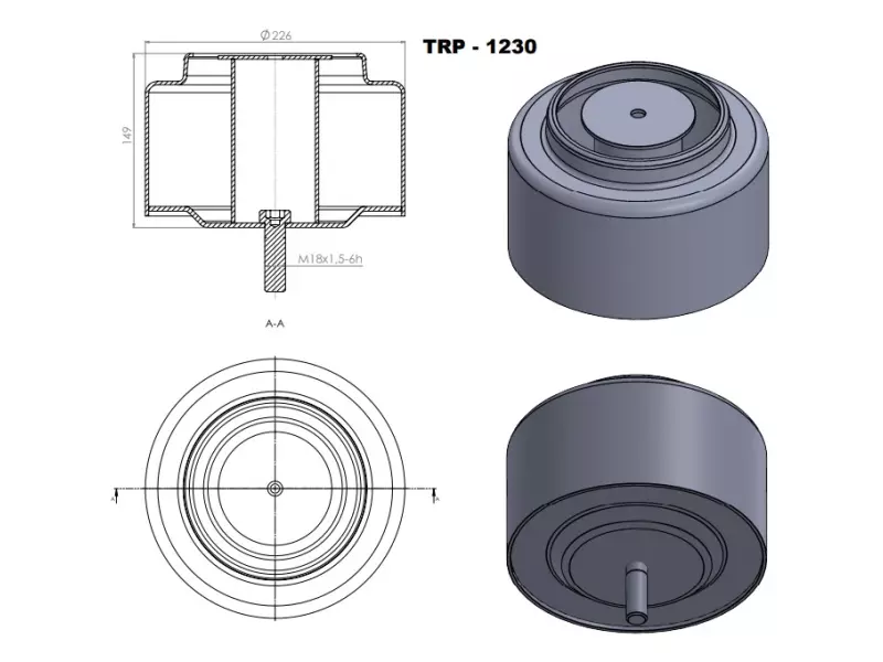 AIR SPRING LOWER PİSTON