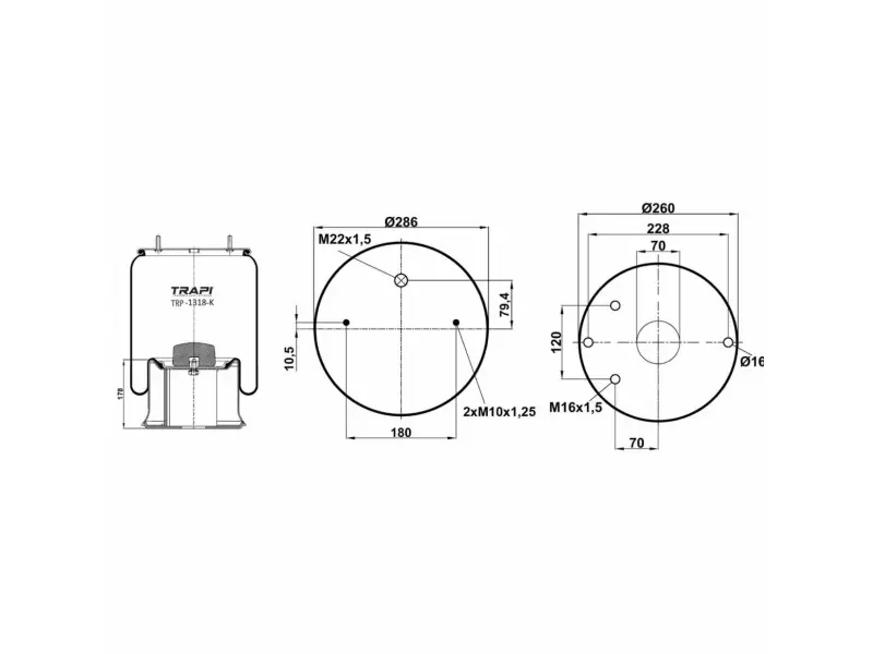 COMPLETE WITH METAL PISTON