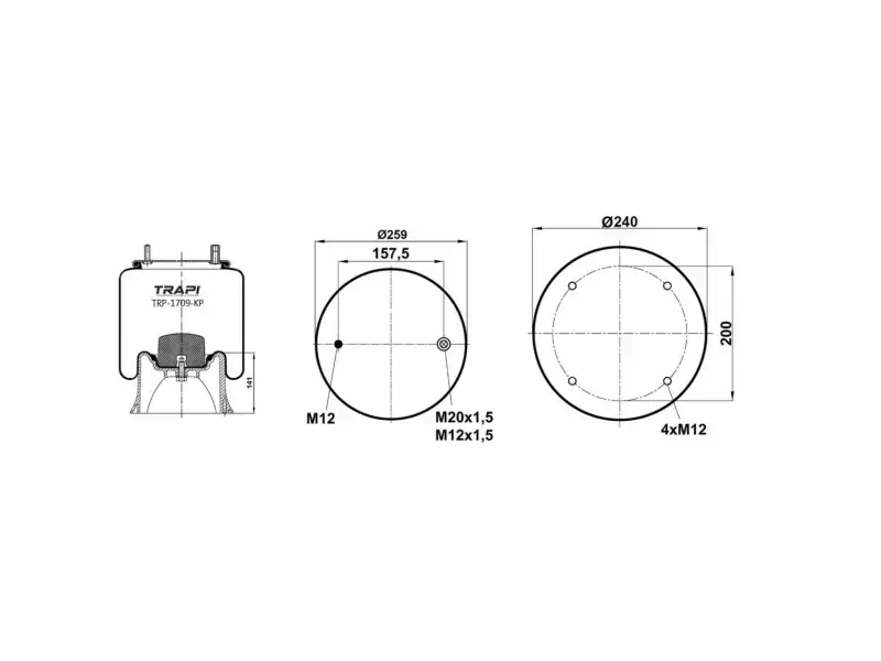 COMPLETE WITH PLASTIC PISTON