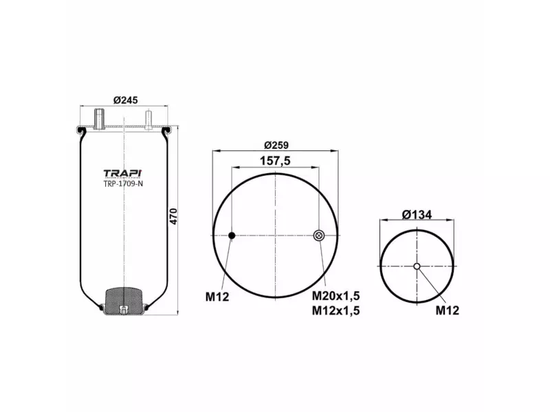 AIR SPRING WITHOUT PISTON