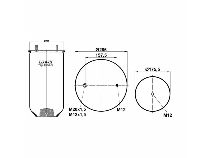AIR SPRING WITHOUT PISTON
