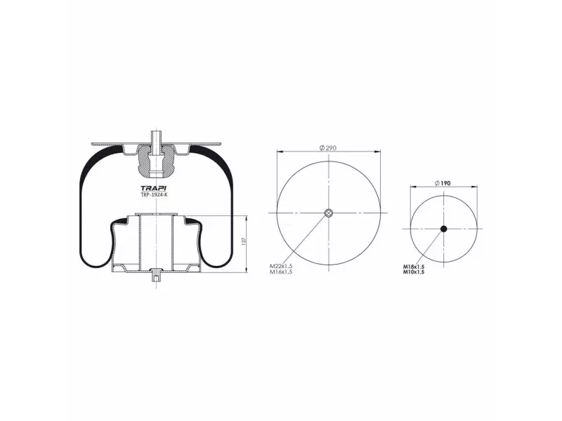 COMPLETE WITH METAL PISTON