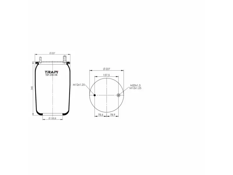 AIR SPRING WITHOUT PISTON