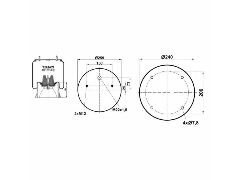 COMPLETE WITH PLASTIC PISTON