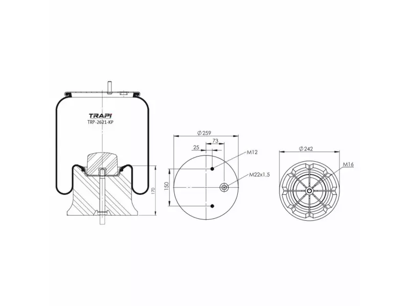 COMPLETE WITH PLASTIC PISTON