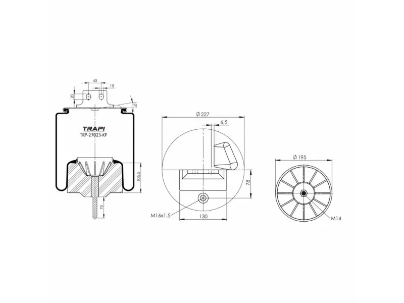 COMPLETE WITH PLASTIC PISTON