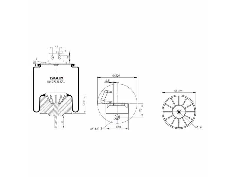 COMPLETE WITH PLASTIC PISTON