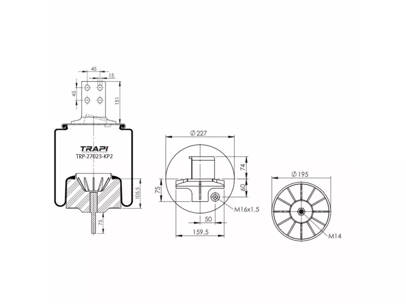 COMPLETE WITH PLASTIC PISTON