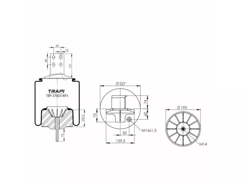 COMPLETE WITH PLASTIC PISTON