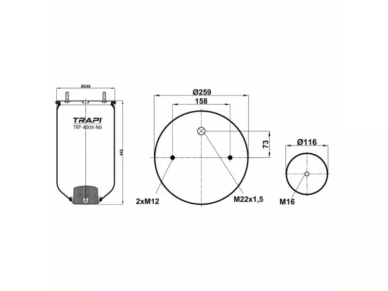 AIR SPRING WITHOUT PISTON