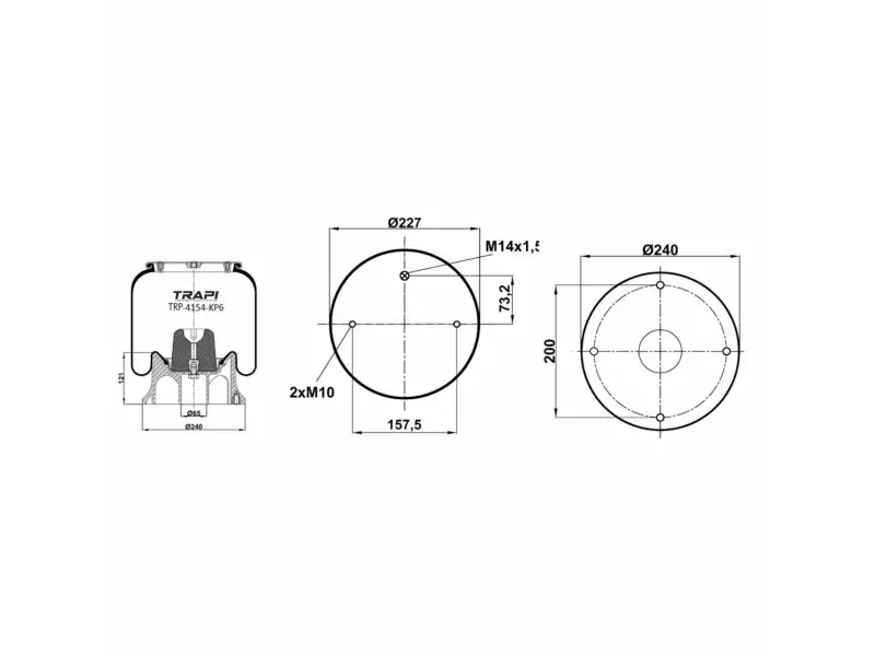 COMPLETE WITH PLASTIC PISTON