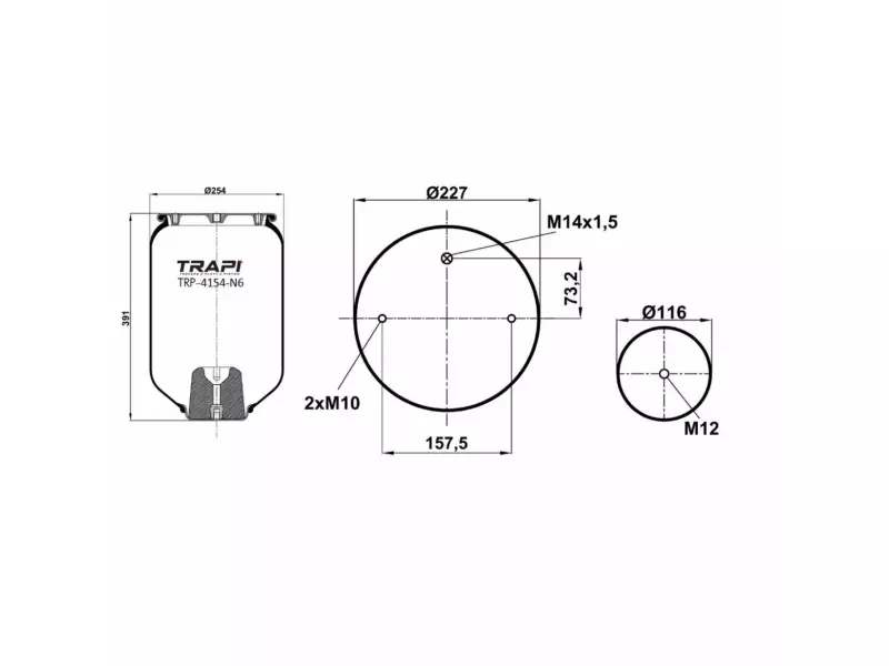 AIR SPRING WITHOUT PISTON