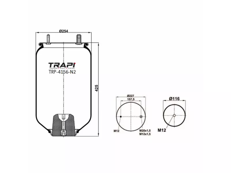 AIR SPRING WITHOUT PISTON