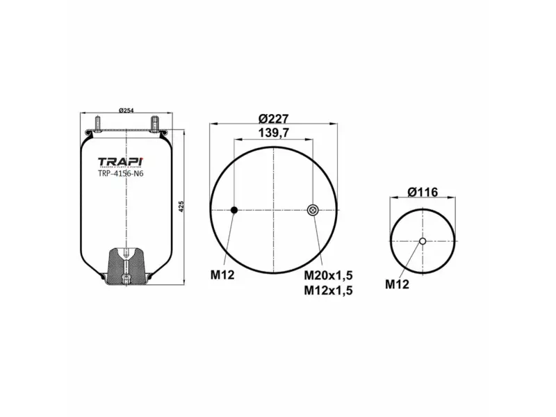 AIR SPRING WITHOUT PISTON