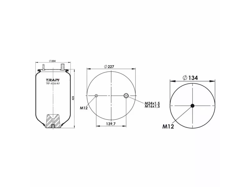 AIR SPRING WITHOUT PISTON