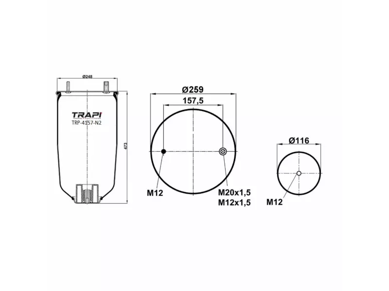 AIR SPRING WITHOUT PISTON