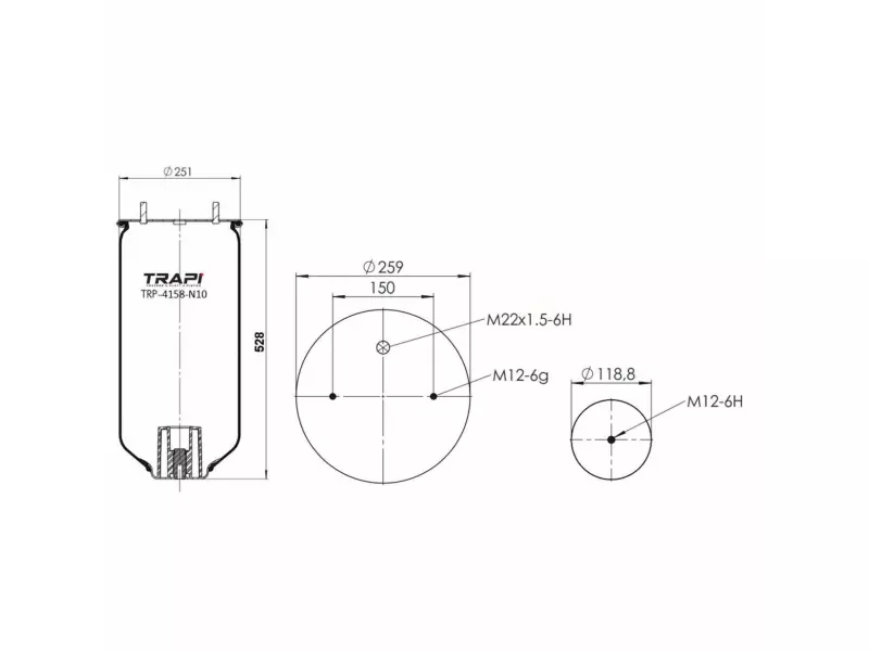 AIR SPRING WITHOUT PISTON
