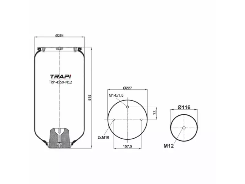 AIR SPRING WITHOUT PISTON
