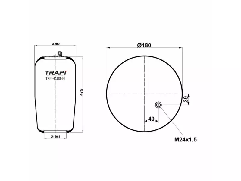 AIR SPRING WITHOUT PISTON