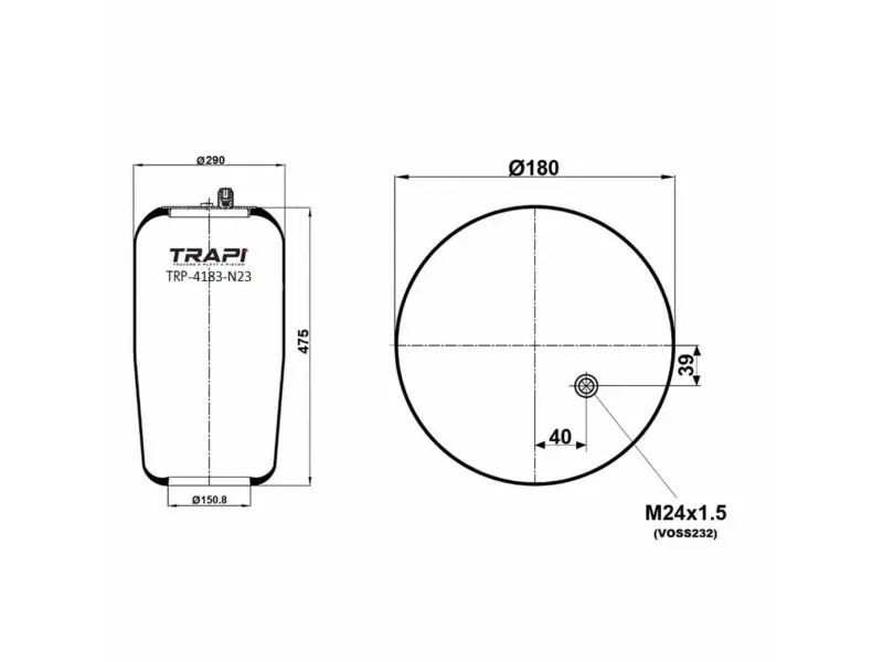 AIR SPRING WITHOUT PISTON