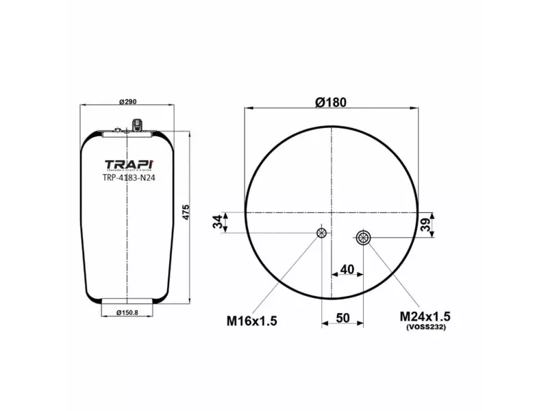 AIR SPRING WITHOUT PISTON