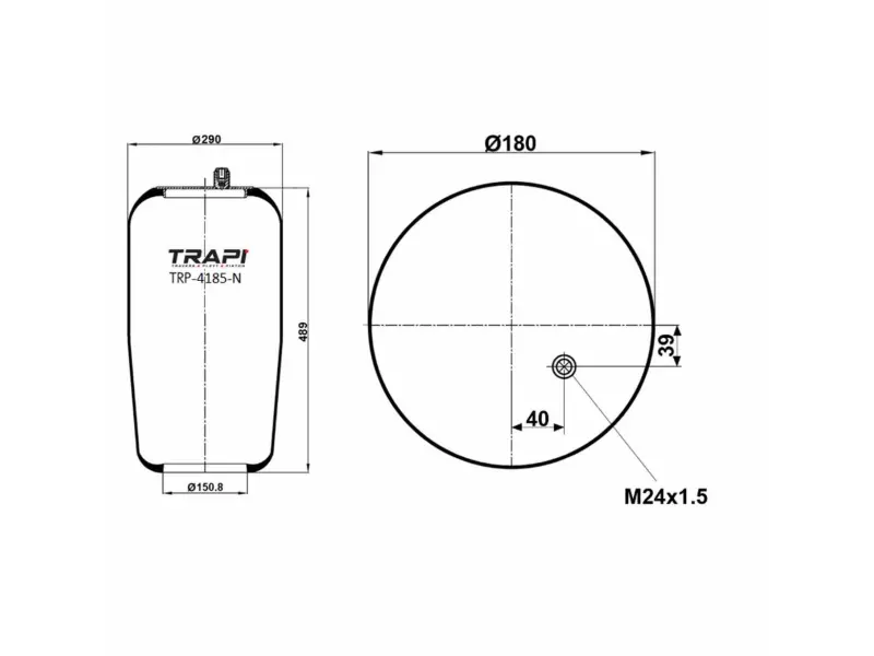 AIR SPRING WITHOUT PISTON