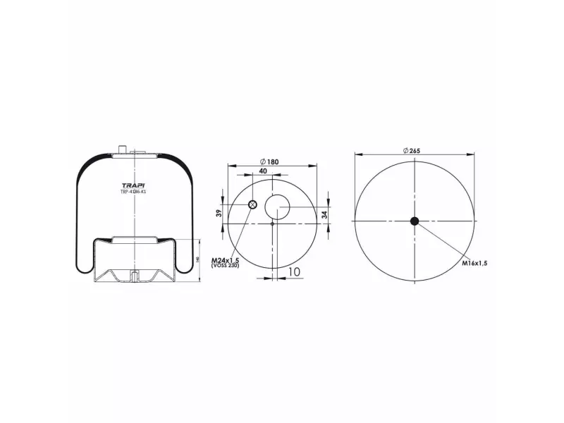 COMPLETE WITH METAL PISTON