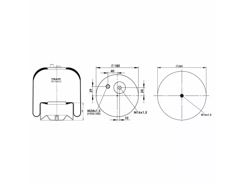 COMPLETE WITH METAL PISTON