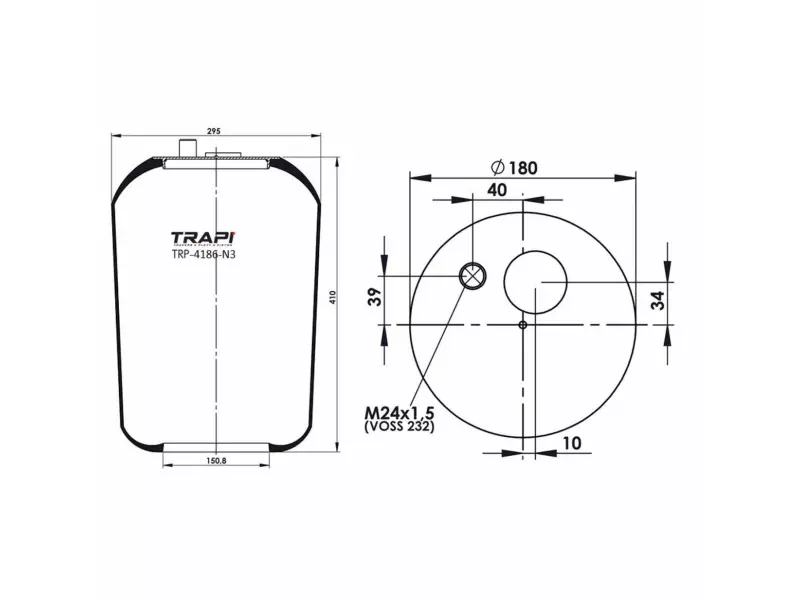 AIR SPRING WITHOUT PISTON