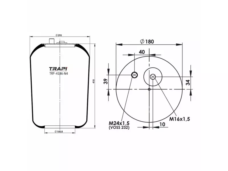 AIR SPRING WITHOUT PISTON