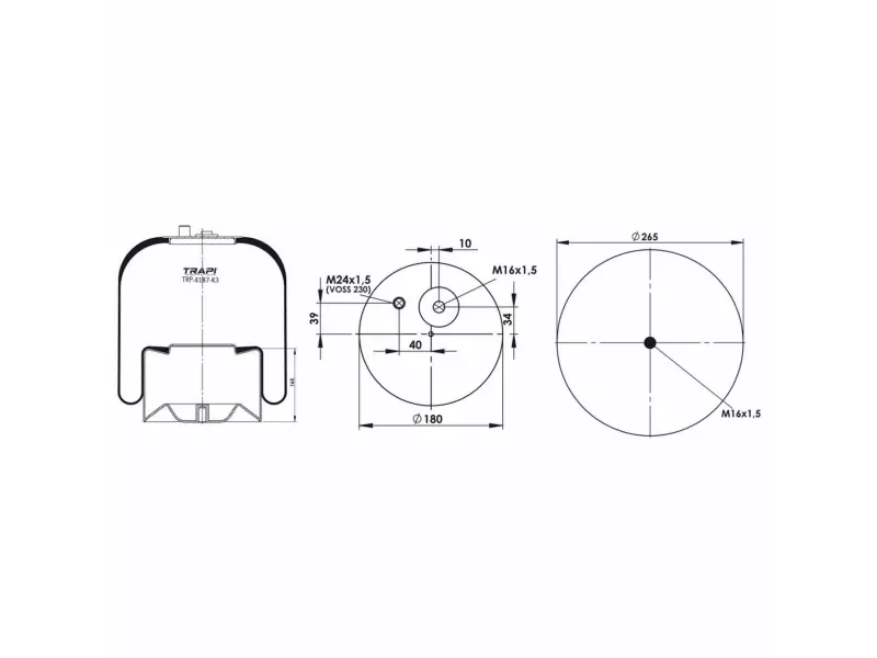 COMPLETE WITH METAL PISTON