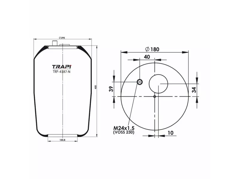AIR SPRING WITHOUT PISTON