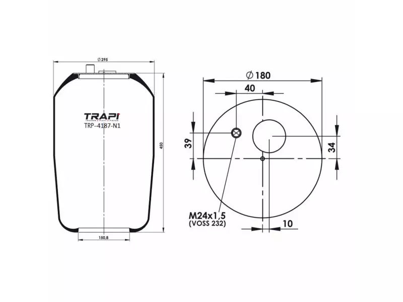 AIR SPRING WITHOUT PISTON