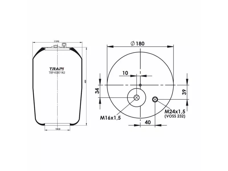 AIR SPRING WITHOUT PISTON