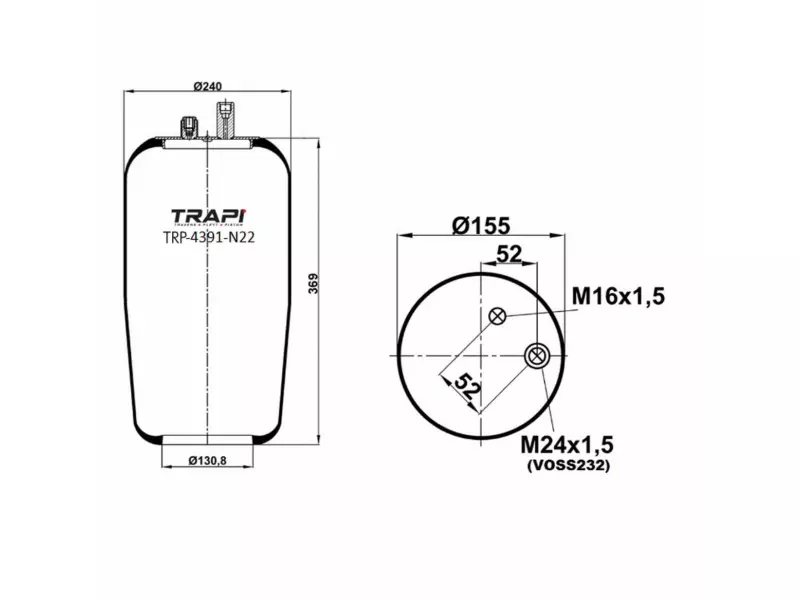 AIR SPRING WITHOUT PISTON