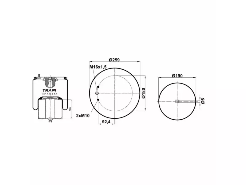 COMPLETE WITH METAL PISTON