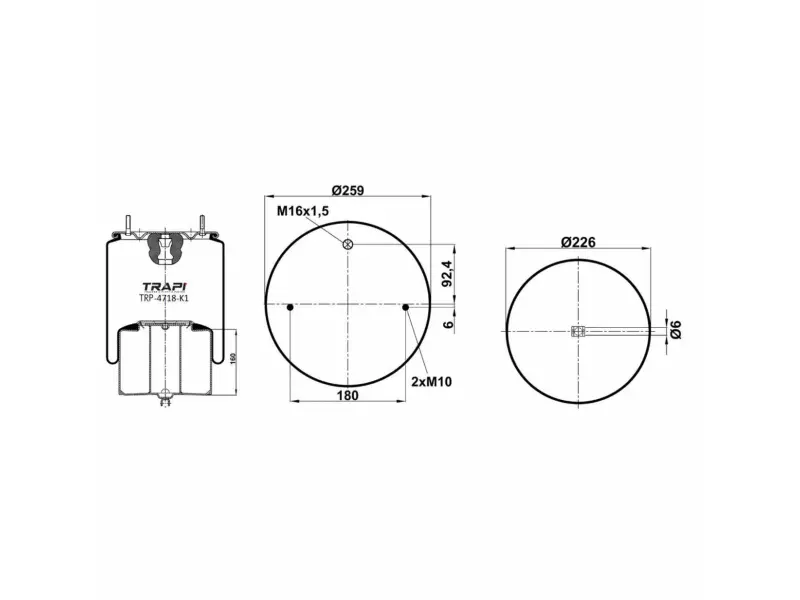 COMPLETE WITH METAL PISTON