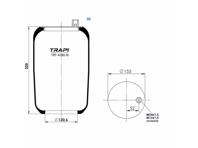 AIR SPRING WITHOUT PISTON