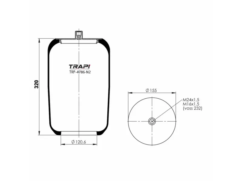 AIR SPRING WITHOUT PISTON