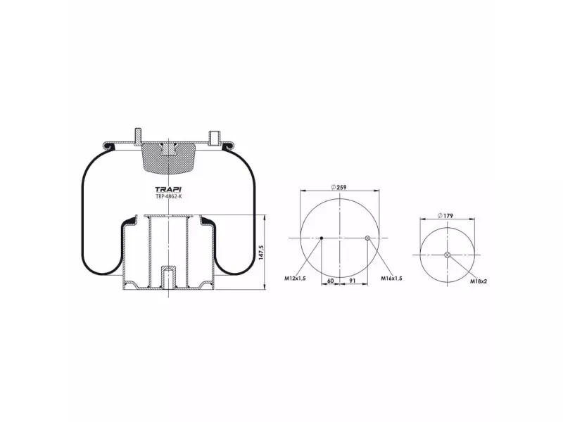 COMPLETE WITH METAL PISTON