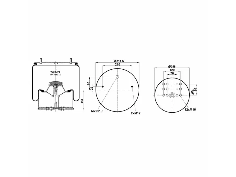 COMPLETE WITH METAL PISTON