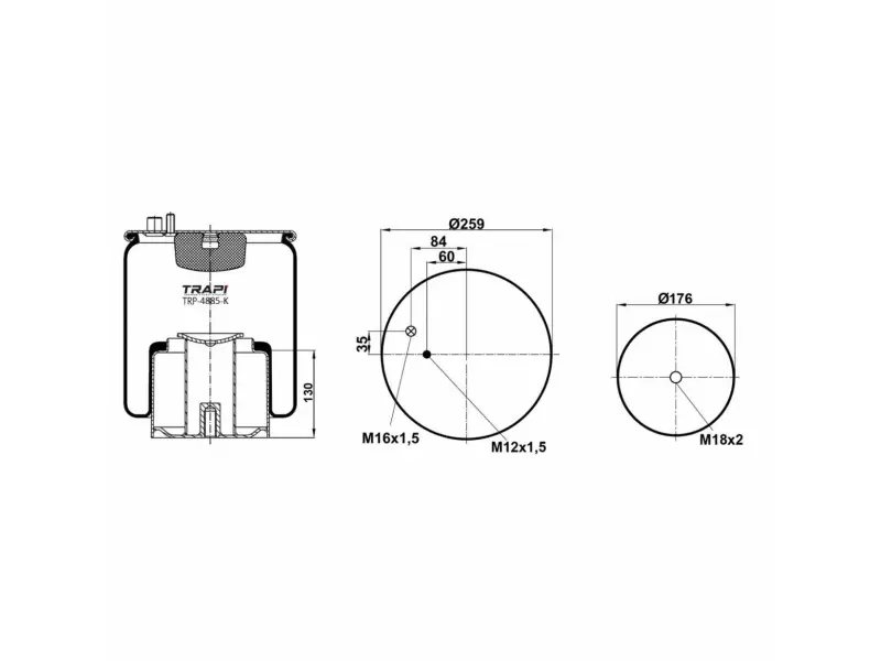 COMPLETE WITH METAL PISTON