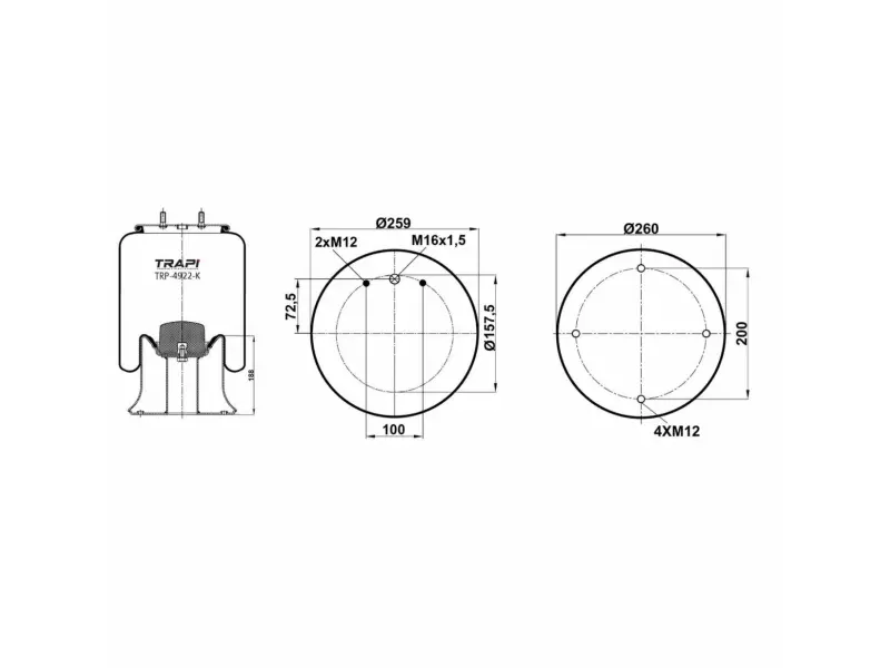 COMPLETE WITH METAL PISTON