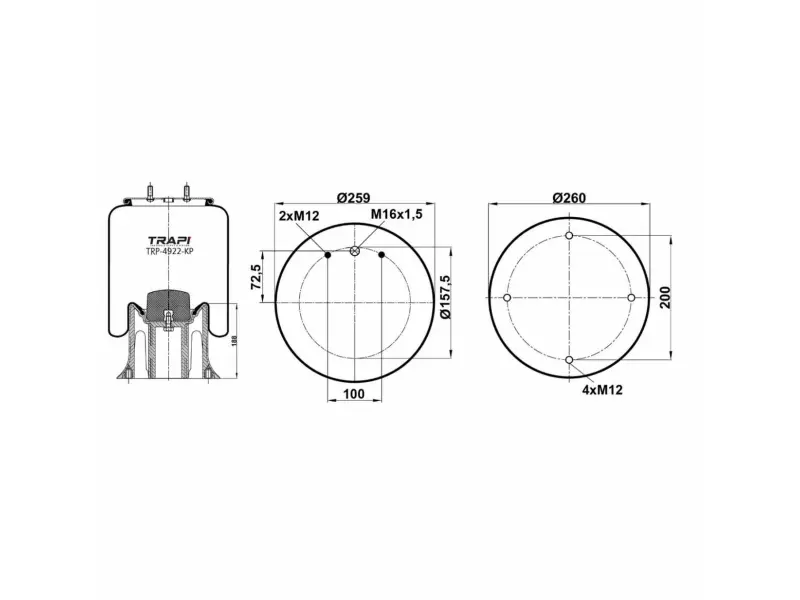 COMPLETE WITH PLASTIC PISTON