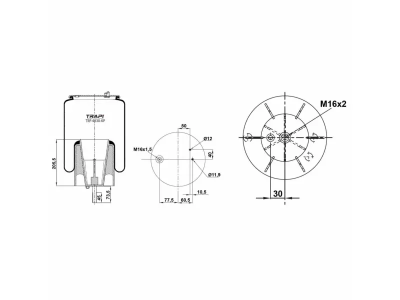 COMPLETE WITH PLASTIC PISTON